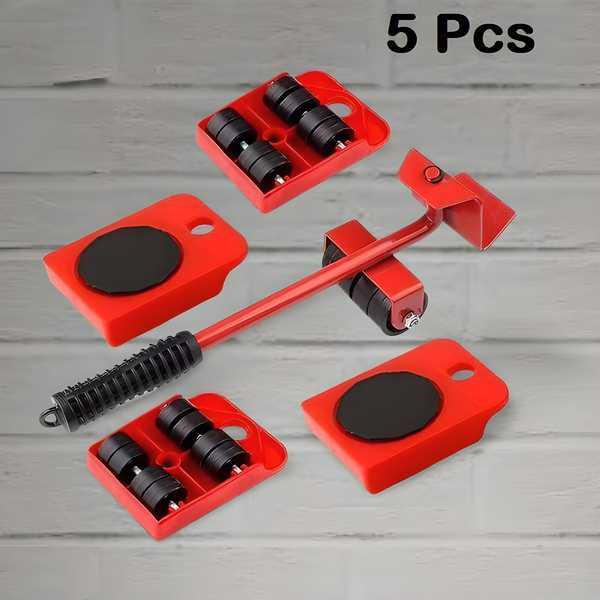 Furniture Lifter -Furniture Mover Tool Set | Heavy Duty Furniture Shifting Lifting Moving Tool with Wheel Pads