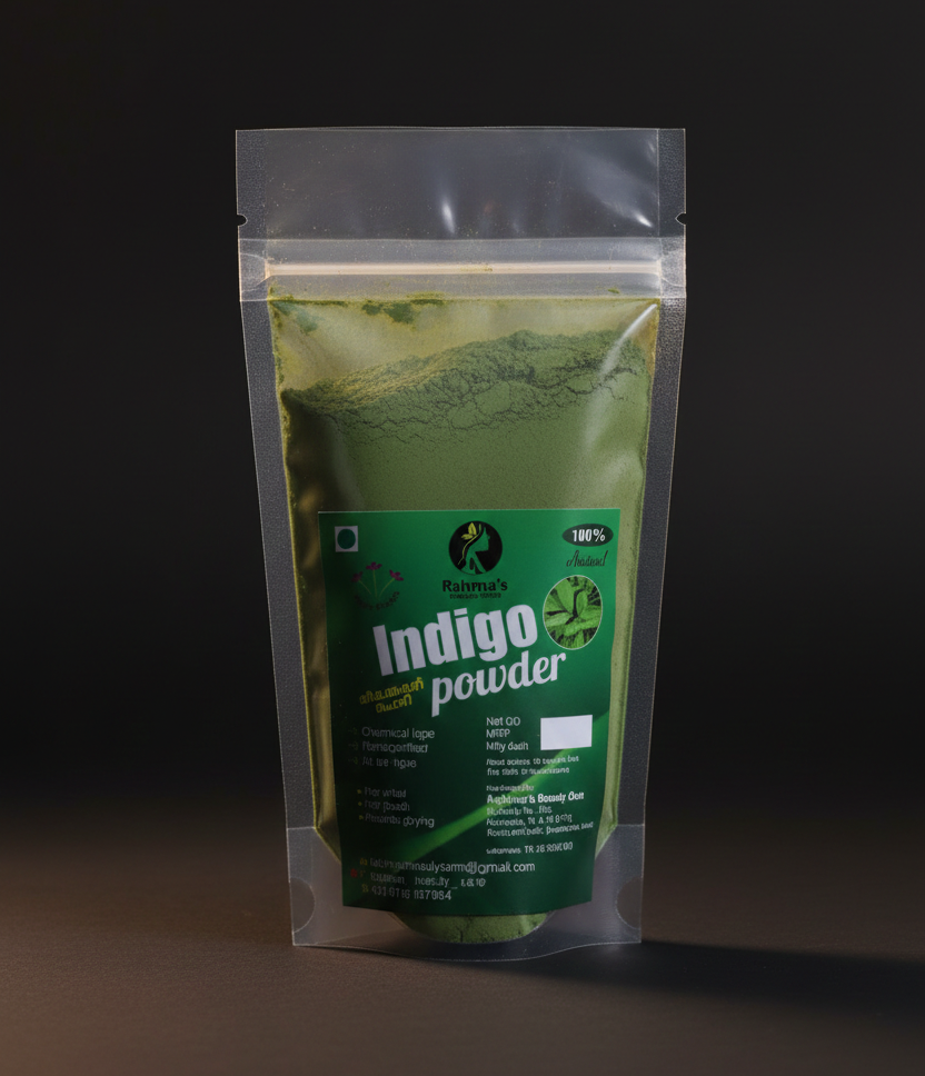 Rahima's Indigo Powder for Hair - Pack of 100g | Best Product for Hair