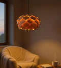 Wood Pendant lamp | Wooden Ceiling lamp | Wooden Hanging lamp handicrafted Home decore Chandelier Light