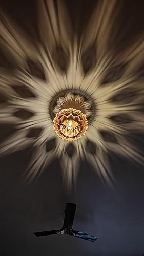 Wood Pendant lamp | Wooden Ceiling lamp | Wooden Hanging lamp handicrafted Home decore Chandelier Light